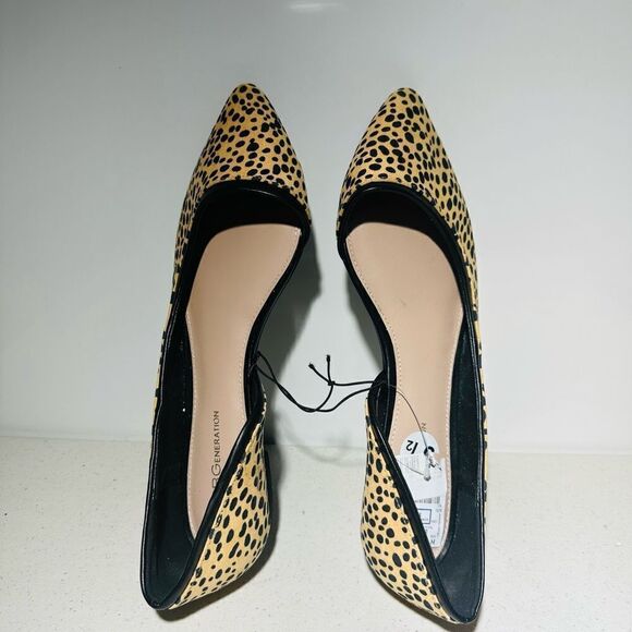 BCBGENERATION cheetah print curbe flat Slip-on shoes Size 9,5 New - Picture 5 of 6